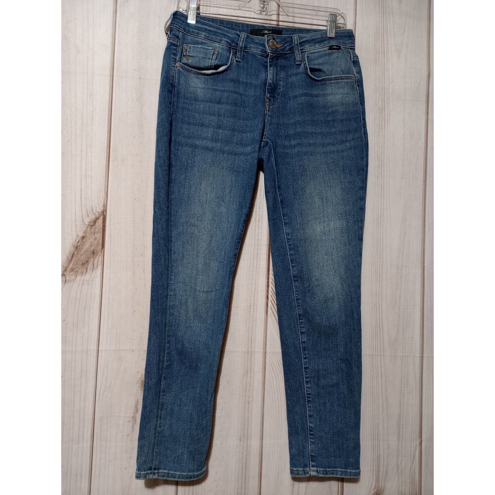 Mavi Womens Slim Leg Jeans Medium Wash Stretch Denim Blue Size 29x27 RN 95767